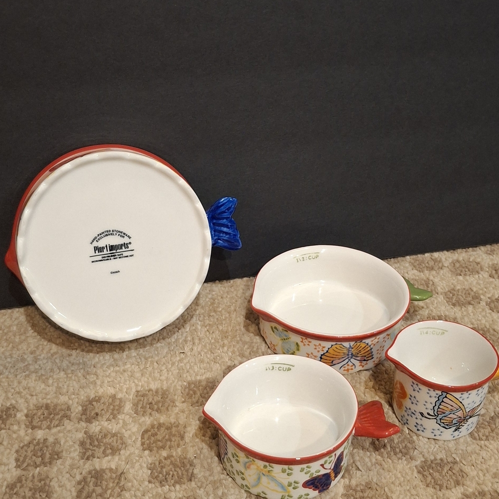 Butterfly Design Measuring Cups - Picture 3 of 3